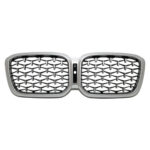 BMW X4 G02 LCİ Krom Siyah Kameralı M Mesh Ön Panjur 2021+