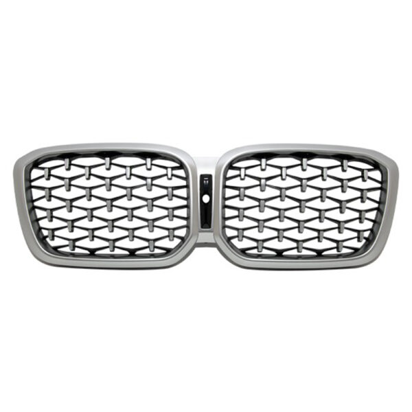 BMW X4 G02 LCİ Krom Siyah Kameralı M Mesh Ön Panjur 2021+