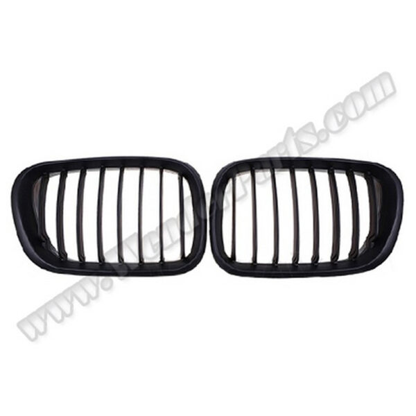 BMW X5 E53 Mat Siyah Ön Panjur Seti 2000-2003