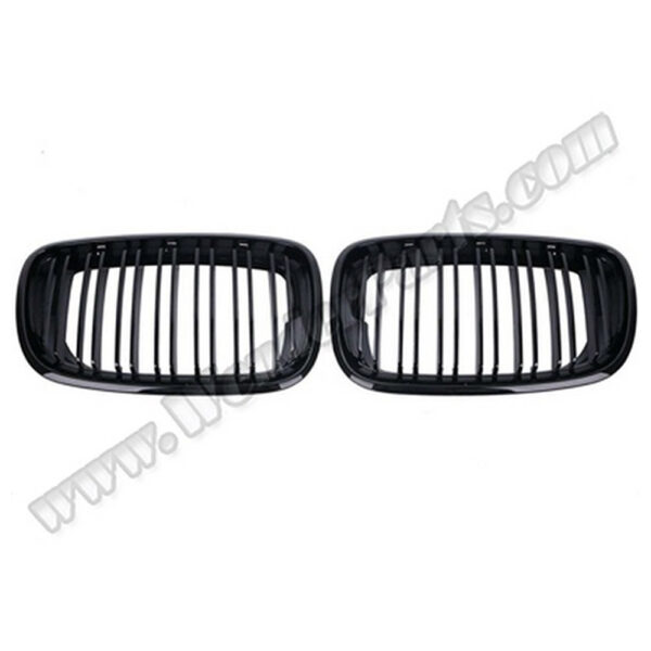 BMW X5 E70 X6 E71 Piano Black Çift Çıtalı M Tech Ön Panjur Takımı 2007-2013