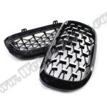 BMW X5 F15 Diamond Krom Siyah Ön Panjur Takımı 2014+