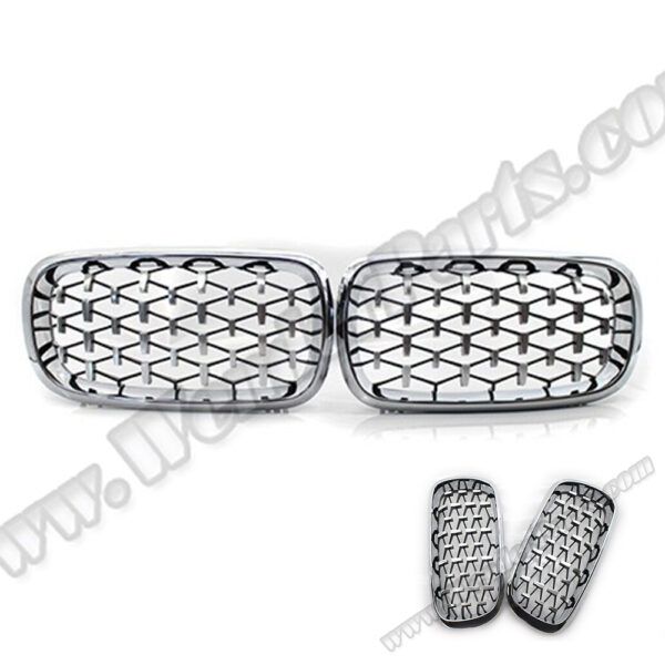 BMW X5 F15 Diamond Ful Krom Ön Panjur Takımı 2014+