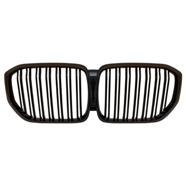 BMW X5 G05 Çift Çıtalı Karbon Görünüm Kameralı Ön Panjur 2019+