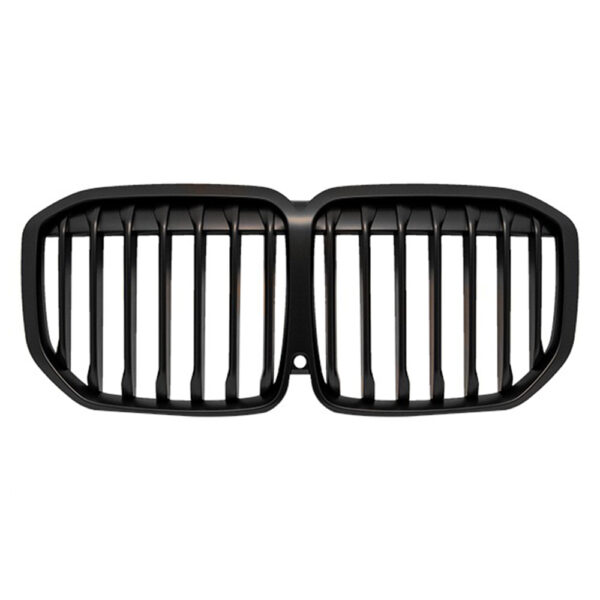 BMW X7 G07 Mat Siyah Kameralı Ön Panjur 2019-2021