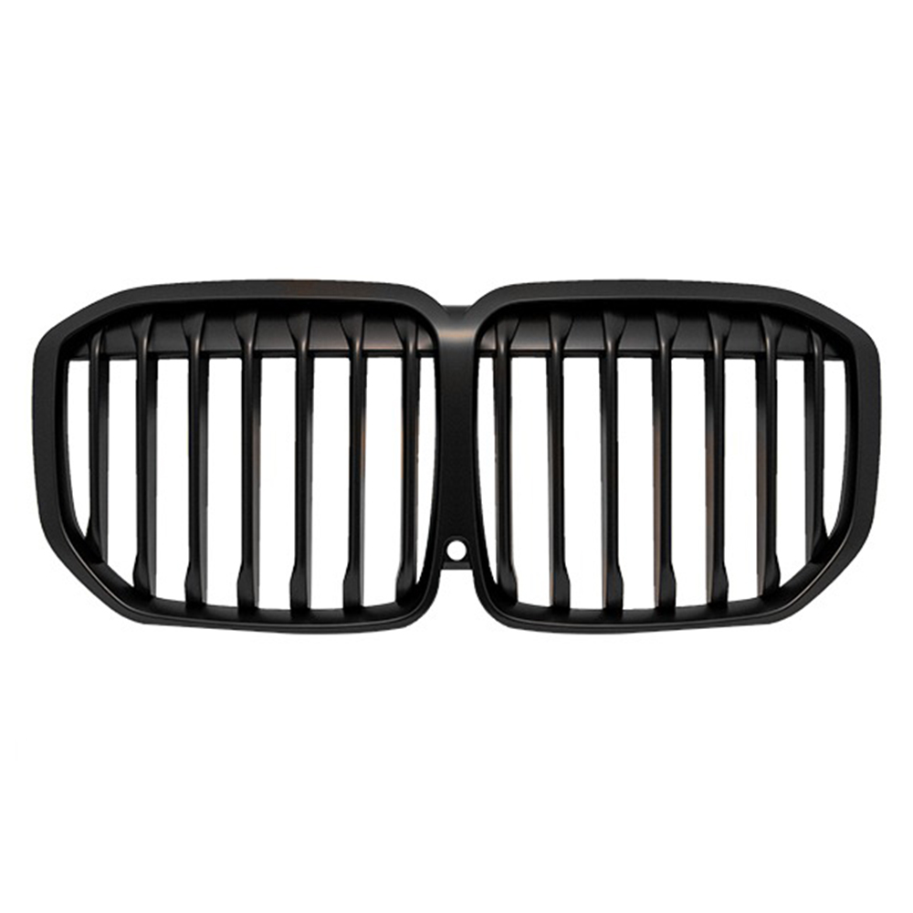 320-BMW-X7-G07-Mat-Siyah-Kameralı-Ön-Panjur-2019-2021 BMW X7 G07 Mat Siyah Kameralı Ön Panjur 2019-2021 - Görsel 1