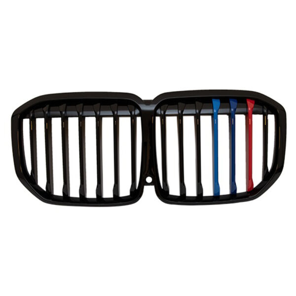 BMW X7 G07 Piano Black M Renkli Kameralı Ön Panjur 2019-2021