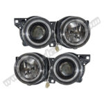 BMW E34 Kristal Siyah Sağ-Sol Far Seti 1881-1991