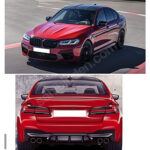 BMW 5 Serisi F10 G30 M5 Body Kit Komple Dönüşüm Seti 2014-2016 - Görsel 3