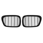 BMW 5 Serisi E39 1996-2003 Mat Siyah Çift Çıtalı Ön Panjur Seti - Görsel 2