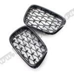 BMW 5 Serisi E39 1996-2003 Piano Black Ön Panjur Takımı