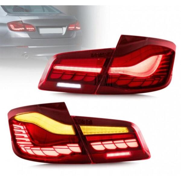 BMW F10 5 Serisi Kırmızı Led Dragon Sağ Sol Stop Lambası Tak Çalıştır