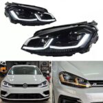 Volkswagen Golf 7.5 Uyumlu J Led Far Takımı Tak Çalıştır