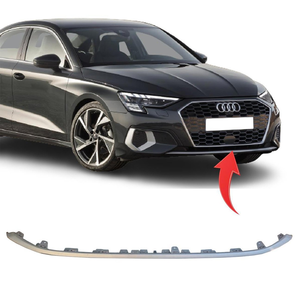 163-Audi-A3-Tb2-Ön-Tampon-Spoyleri-2021-Sonrası-8Y0807110 Audi A3 Tb2 Ön Tampon Spoyleri 2021 Sonrası 8Y0807110 - Görsel 1