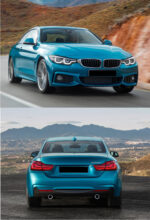 BMW 4 SERİSİ F32 M-TECH BODY KİT DÖNÜŞÜM SET ARKA ÇİFT CIKIS 2013-2020 - Görsel 2