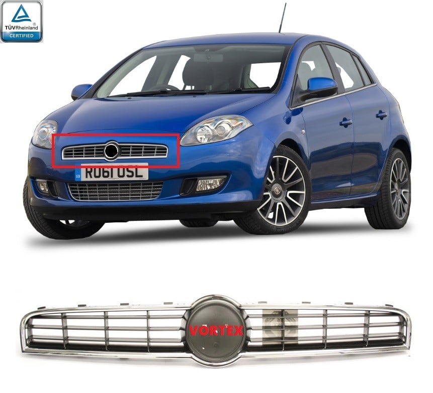 org_636840160023211739 Fiat Ön Panjur Gümüş Gri Bravo (2007 ve Sonrası) - Görsel 1