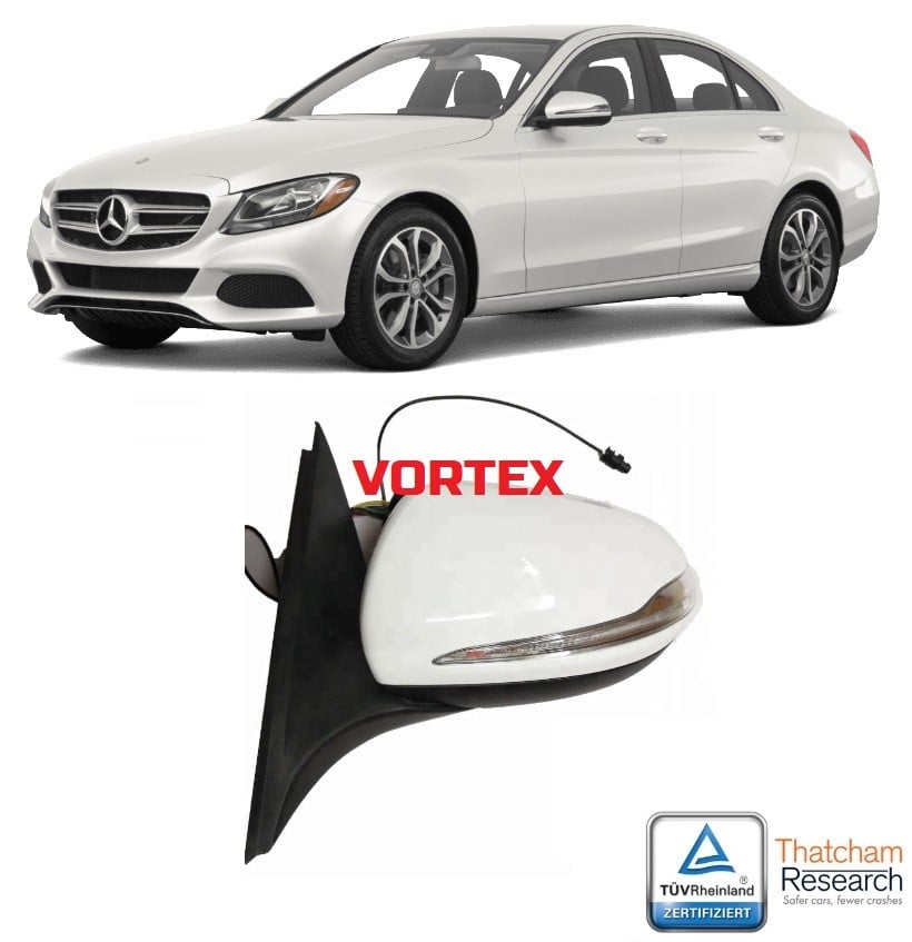 org_637018236586570359 Mercedes-Benz Dış Dikiz Ayna Sol (Beyaz) (Isıt.Kat) W205 (2014 ve Sonrası) - Görsel 1