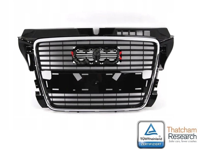 org_637039895013553203 AUDİ ÖN PANJUR ( PİANO BLACK ) A3 2009- - Görsel 1