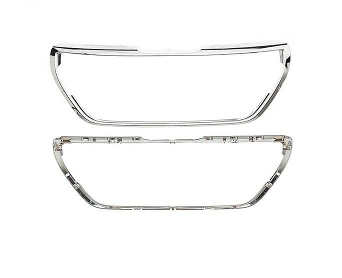 org_637049350844385773 Peugeot Ön Panjur Krom Çerçevesi PG 208 (2016 ve Sonrası) - Görsel 1