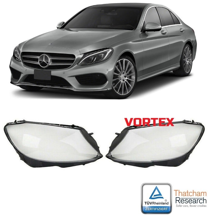 org_637081237272644536 Mercedes-Benz Ön Far Camı Sağ W205 (2014 ve Sonrası) - Görsel 1