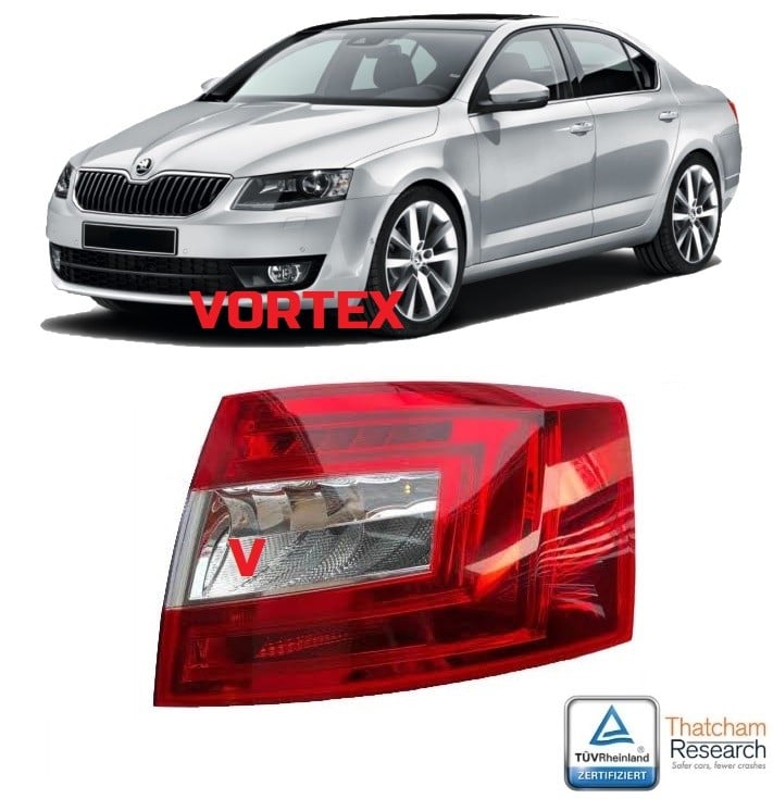 org_637160832385935752 Skoda Arka Stop Lambası Sol (Ledli) Octavia (2013 ve Sonrası) - Görsel 1