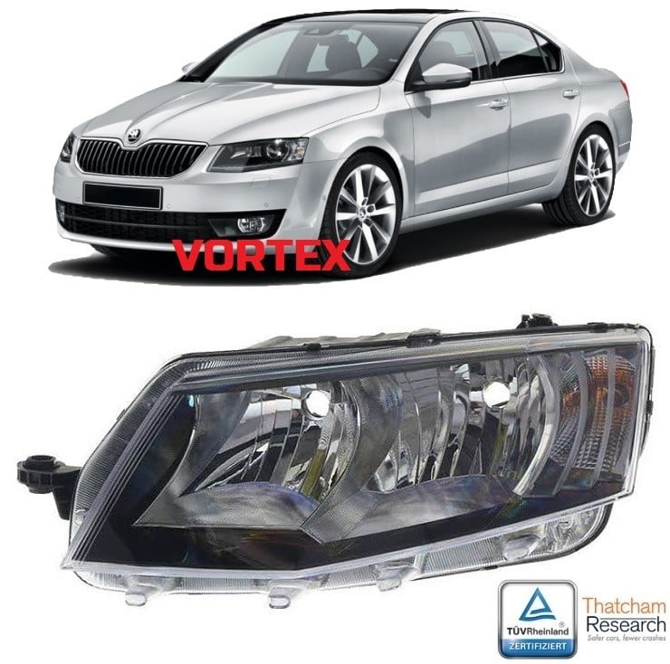 org_637160834748489648 Skoda Ön Far Sol Octavia (2013 ve Sonrası) - Görsel 1