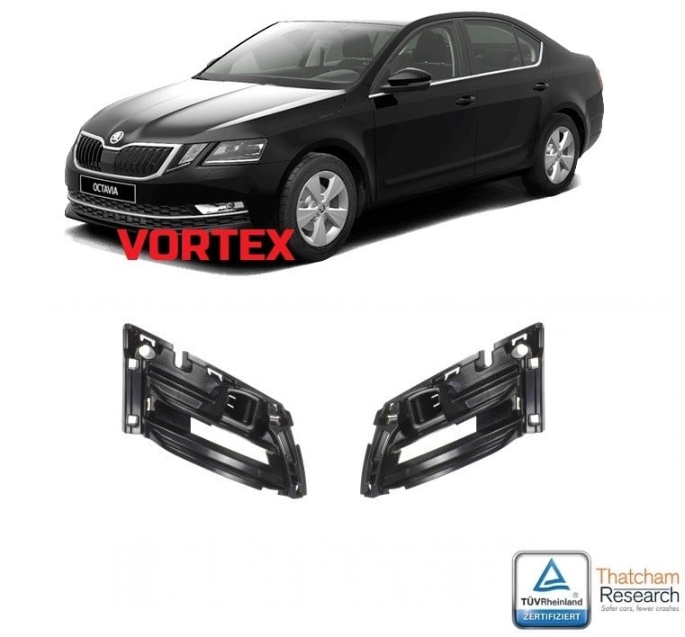 org_637160849198197548 Skoda Ön Panjur Alt Braketi Sol Octavia (2017 ve Sonrası) - Görsel 1
