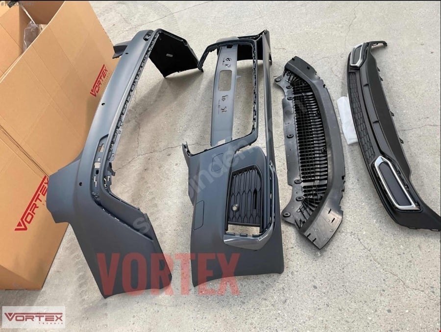 org_638170623346794455 AUDİ ÖN-ARKA S-LİNE DOLU TAMPON SET A6 2020- - Görsel 1