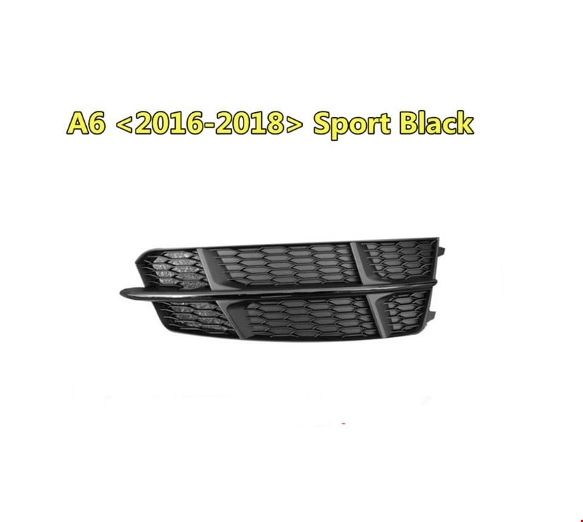 org_638230549754513901 AUDİ ÖN TAMPON IZGARA SOL ( SİYAH - S-LİNE ) A6 2015- - Görsel 1