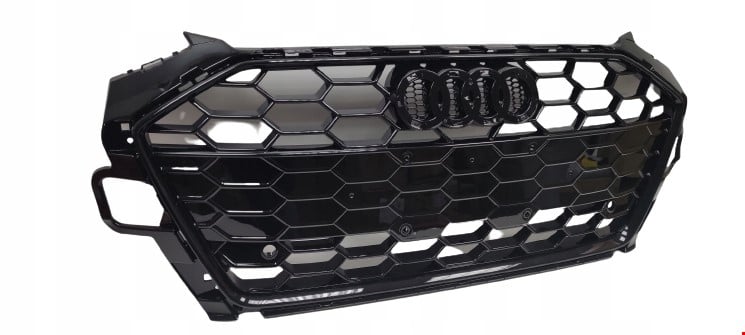 org_638273526253958131 AUDİ ÖN PANJUR S-LİNE (SİYAH ÇERÇEVE) A4 2020- - Görsel 1