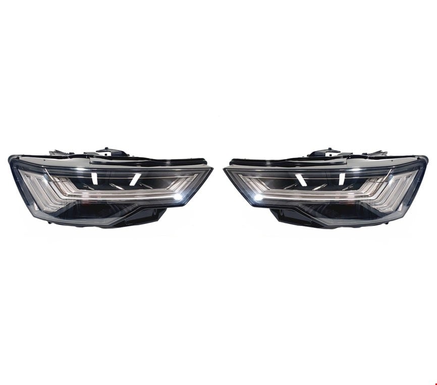 org_638306537429384514 AUDİ ÖN FAR SAĞ+ SOL MATRİX FAR SETİ A6 2020- - Görsel 1