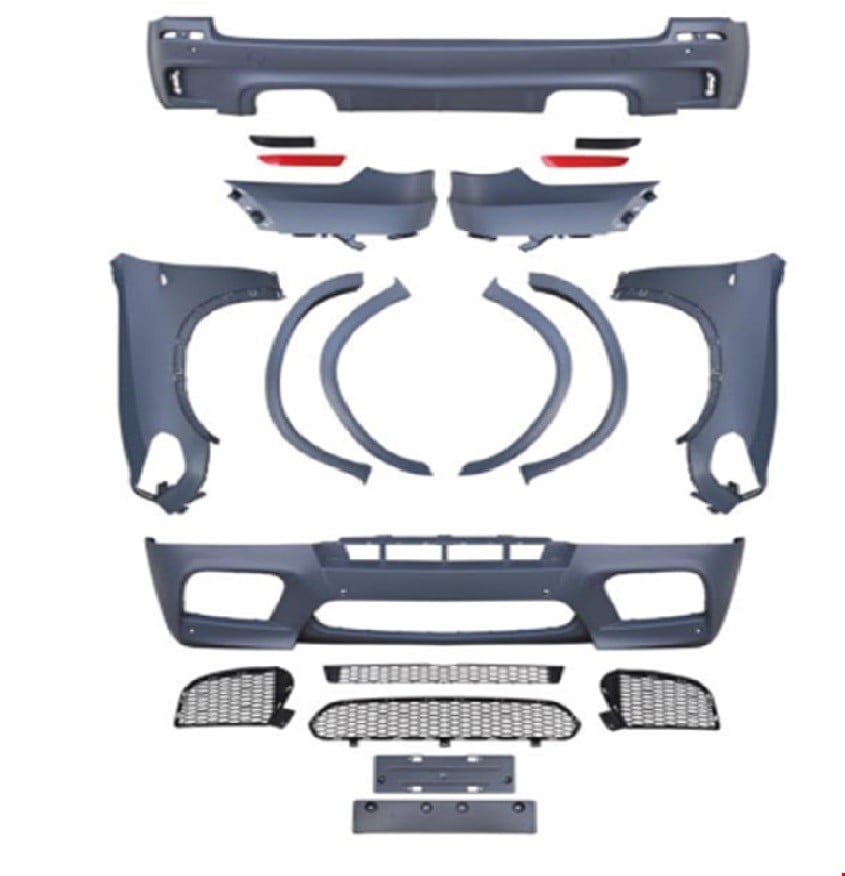 org_638327291913410597 BMW MX5 BODY KIT (ÖN-ARKA-ÇAMURLUK) X5 E70 2007-2010 - Görsel 1