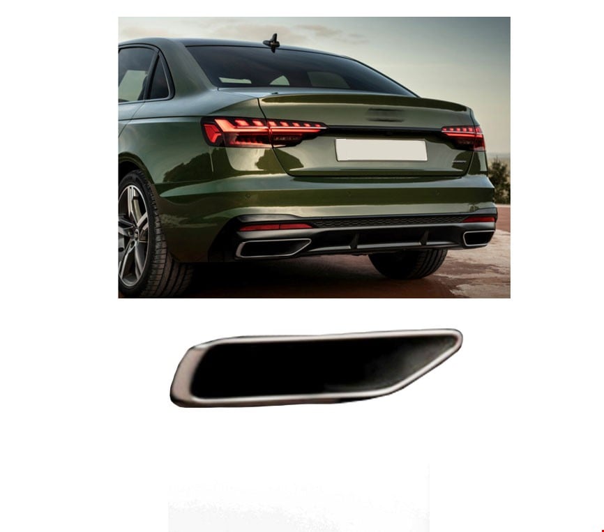 org_638362873693660696 AUDİ ARKA EGZOZ UCU SOL S-LİNE A4 2020- - Görsel 1
