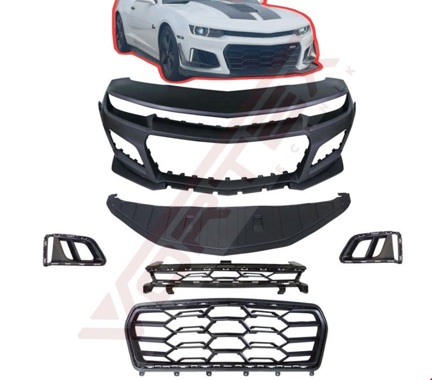 org_638376424764742025 Chevrolet Camaro (2010 ve Sonrası) İçin Yeni Nesil Zl1 Ön Tampon Seti - Görsel 1