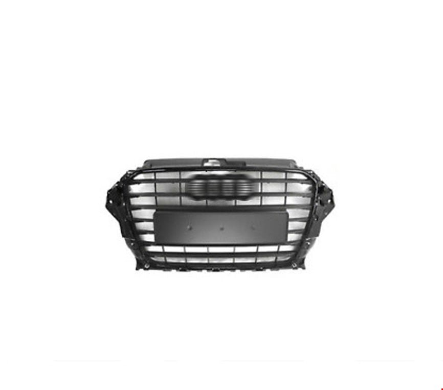 org_638376530109081187 AUDİ ÖN PANJUR S-LİNE (PİANO BLACK) A3 2013- - Görsel 1