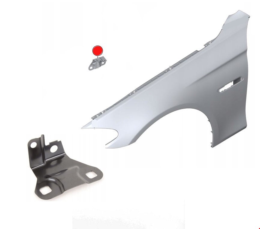 org_638464662269426227 BMW ÇAMURLUK BAĞLANTI SACI ORTA SOL F10 2010- - Görsel 1