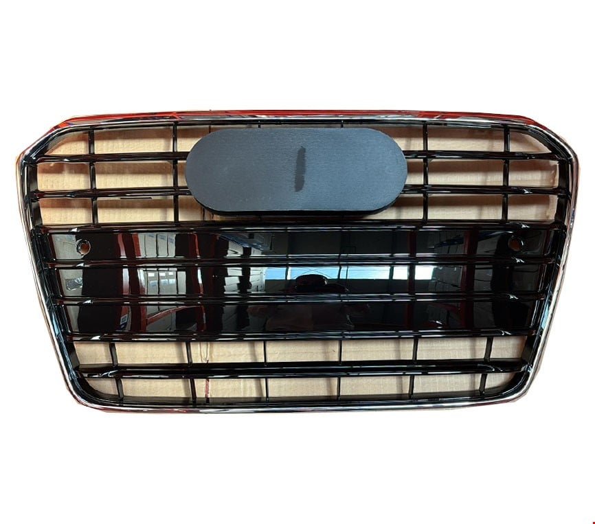 org_638530996316413867 AUDİ ÖN PANJUR PARLAK SİYAH A5 2012- - Görsel 1