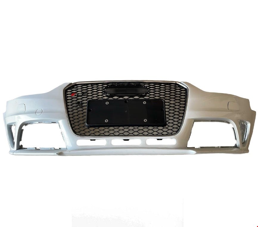 org_638539696372618261 AUDİ ÖN TAMPON (BEYAZ BOYALI-PANJUR DAHİL) RS4 A4 2013- - Görsel 1