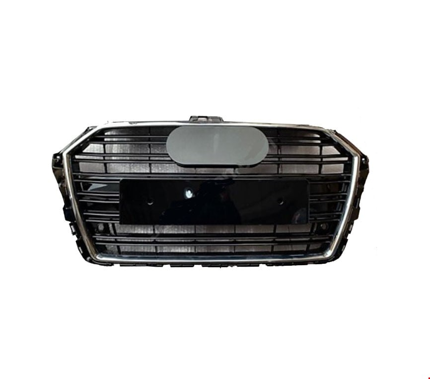 org_638636318939857957 AUDİ ÖN PANJUR PARLAK SİY.KROM A3 2017- - Görsel 1