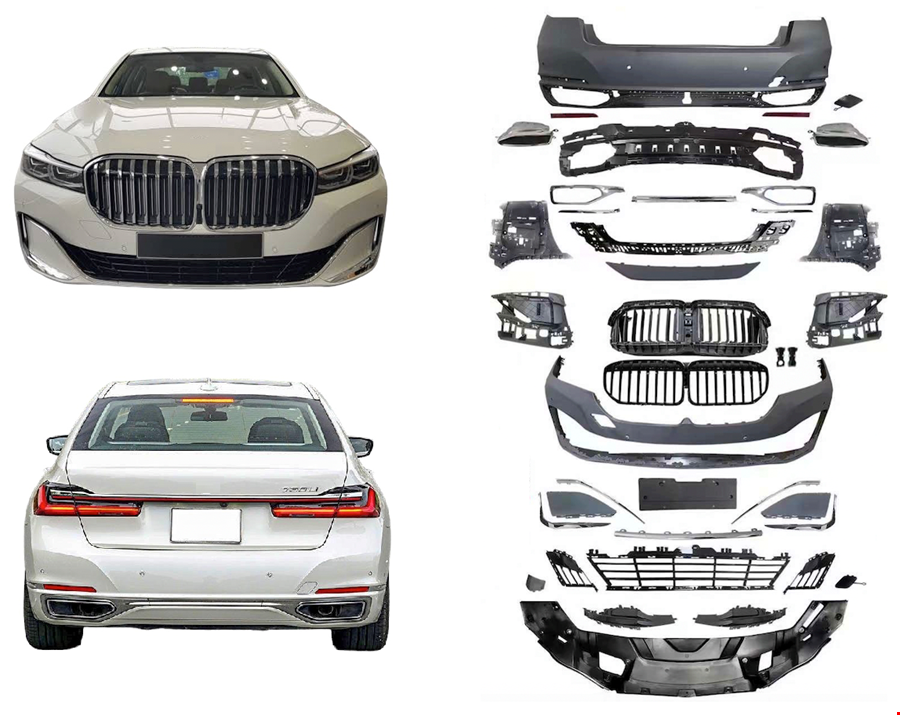 org_638654492797002442 BMW G11/G12 2018- EXCELLENCE ON-ARKA TAMPON SET KOMPLE - Görsel 1