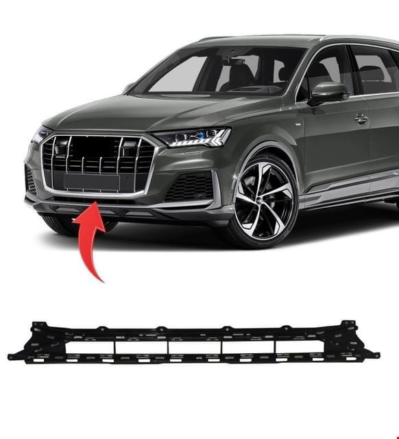 org_638764232417813008 AUDİ ÖN TAMPON ORTA IZGARASI S-LİNE Q7 2020- - Görsel 1