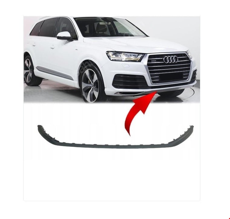 org_638792754622132489 AUDİ ÖN TAMPON ALT KAPLAMA ÇITASI GRİ S-LİNE Q7 2020- - Görsel 1