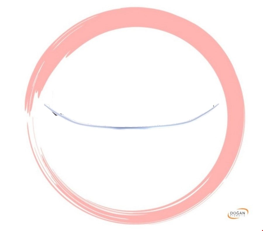 org_638817865872819355 Fiat Ön Panjur Kuşağı Alt Krom Egea (2021 ve Sonrası) - Görsel 1