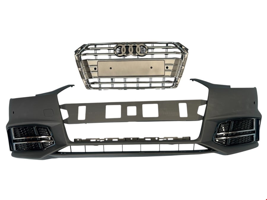 org_638991479171551696 AUDİ ÖN TAMPON S-LİNE SET (PANJURLU) A4 2017- - Görsel 1