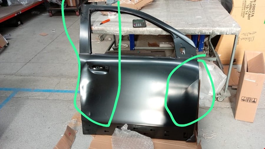 org_639011311678667498 Dacia Kapı Ön Kapı Dacia Dokker (Hasarlı) - Görsel 1