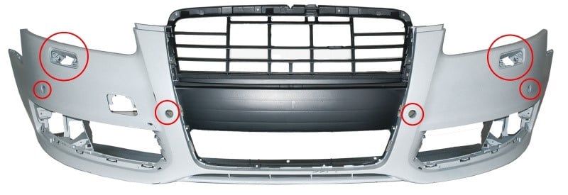 org_639046797941008660 AUDİ ÖN TAMPON ( FAR YIK.SEN.DKLİ ) A6 2008- - Görsel 1